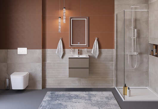 BelBagno Тумба под раковину Kraft 39-50 подвесная Бежевый матовый – картинка-11